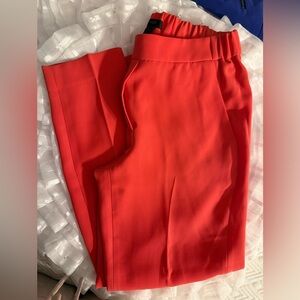 J. Crew Vibrant Red Women's Trousers
